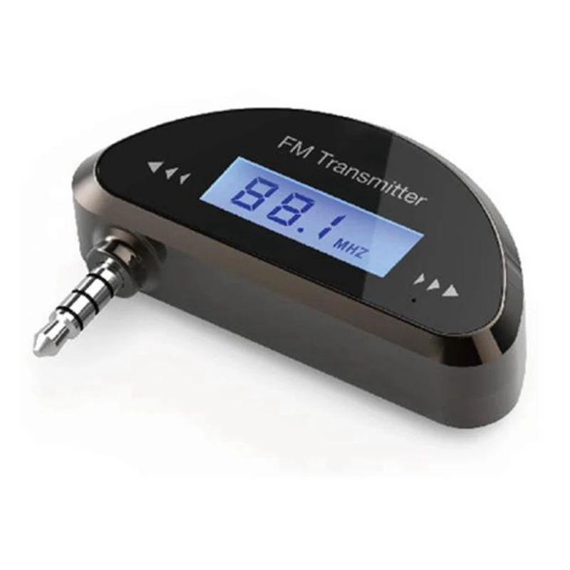 

FM Transmitter Hands-Free Calling Wireless Audio Radio Transmitter Adapter 3.5mm Jack for iPhone Car Speaker