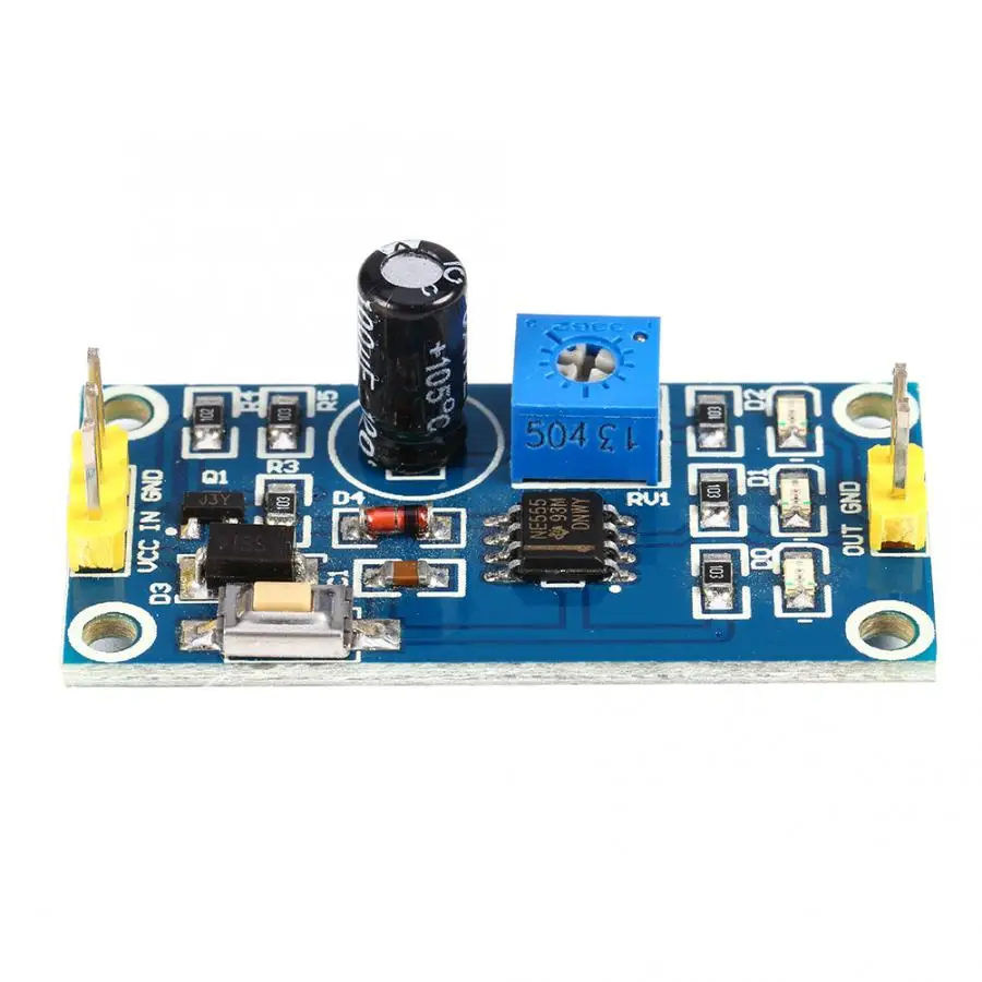5-12V Time Delay Relay 0-120s Timer Controller Board NE555 Adjustable Module On-Board Test Button | Обустройство дома