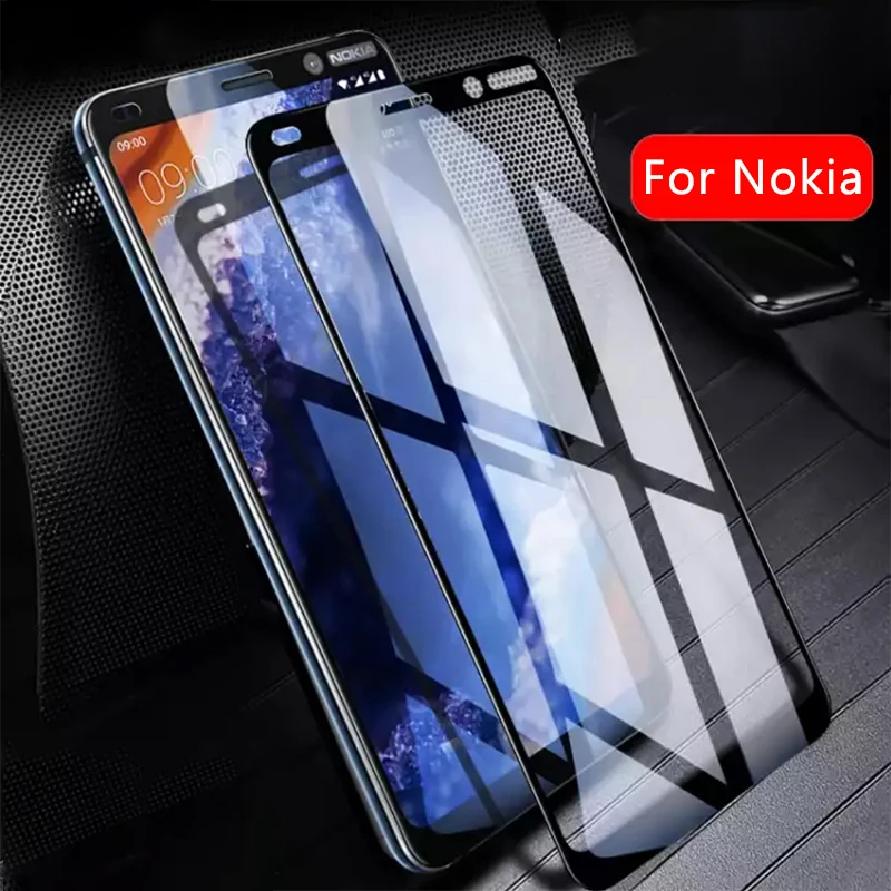 Защитное стекло для nokia 9 pureview 8 7 plus 6 5 3 2 закаленное защитное экрана