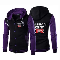2021 new gtr spring printed hoodie sports high quality harajuku baseball uniform jacket male cotton sleeve outerwear