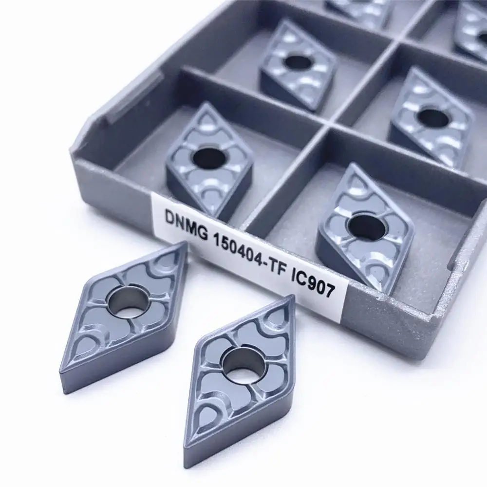 Вольфрамовый Карбид DNMG150404 TF IC907 внешний токарный карбид лезвие инструмент DNMG 150404