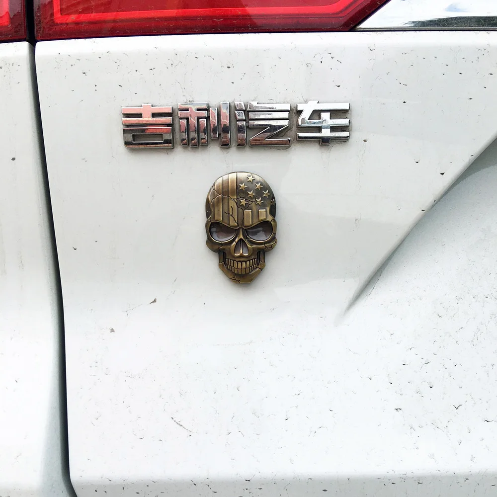 DSYCAR 1 шт. 3D металлическое автомобильное украшение из металла с изображением