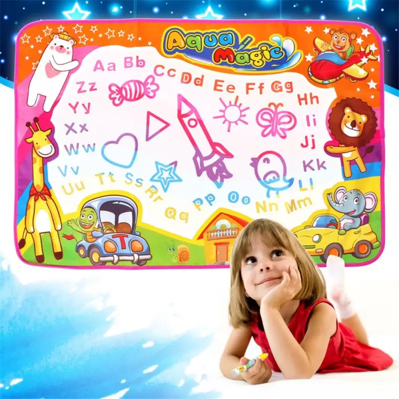Детский коврик для рисования с изображением воды большая доска письма волшебная