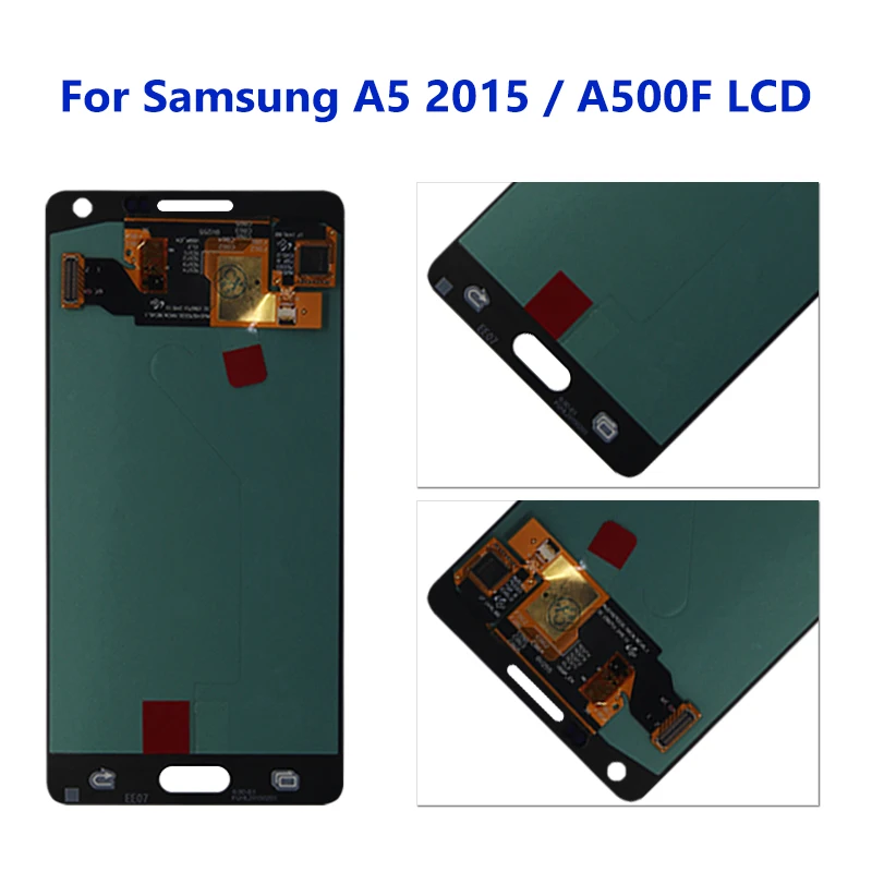 

Super AMOLED For Samsung Galaxy A5 2015 A500 LCD Display Touch Screen Digitizer For Samsung A5 A500FU A500F Replacement Parts