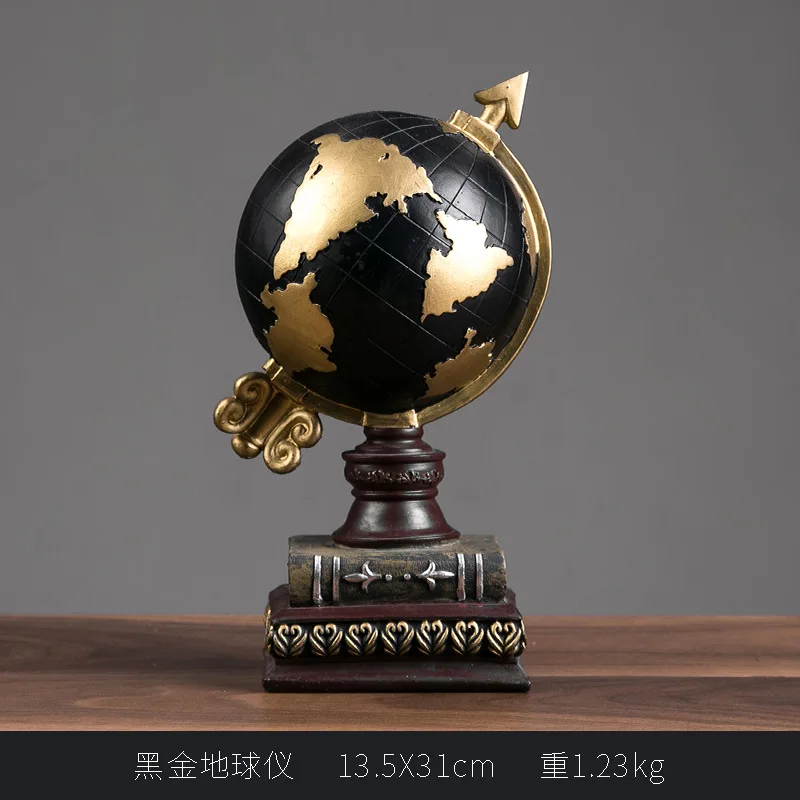 Ретро-украшения из смолы в виде глобуса | Дом и сад