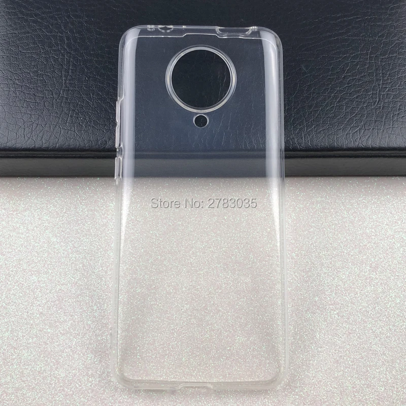 Для Xiaomi Poco F2 Pro Redmi K30 Zoom Slim прозрачный мягкий ТПУ чехол для задней панели защитный