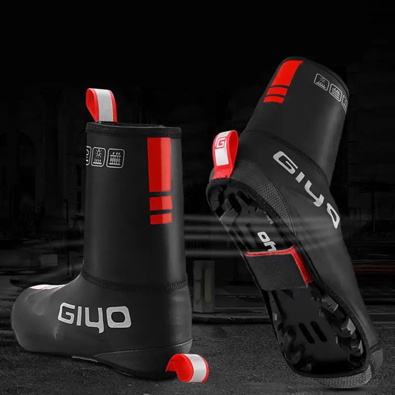 Зимняя Теплая обувь с замком защитный чехол для MTB велосипеда велосипедная
