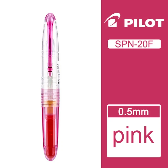 Розовый 3 шт./партия перьевая ручка F 0,5 Nib 8 цветов на выбор пилот SPN-20F офисные и школьные канцелярские принадлежности - Цвет: Розовый