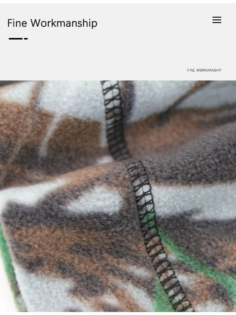 Winter Frühling Hut Männer Beanie Marine Corps Kappe Taktische Tarnung Dicke Männliche Outdoor Warme Winddicht Elastische Polar Fleece Caps – Detail 8