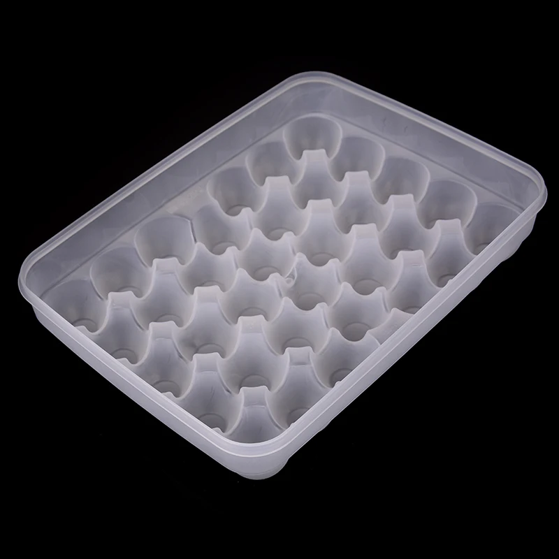 

1pc 34 Grid Egg Box Food Container Eggs Refrigerator Storage Box Crisper