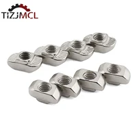 t nut m3 m4 m5 m6 m8hammer head sliding nut connector nickel plated for 20304045 series 5 100pcs for 2020 aluminum extrusion