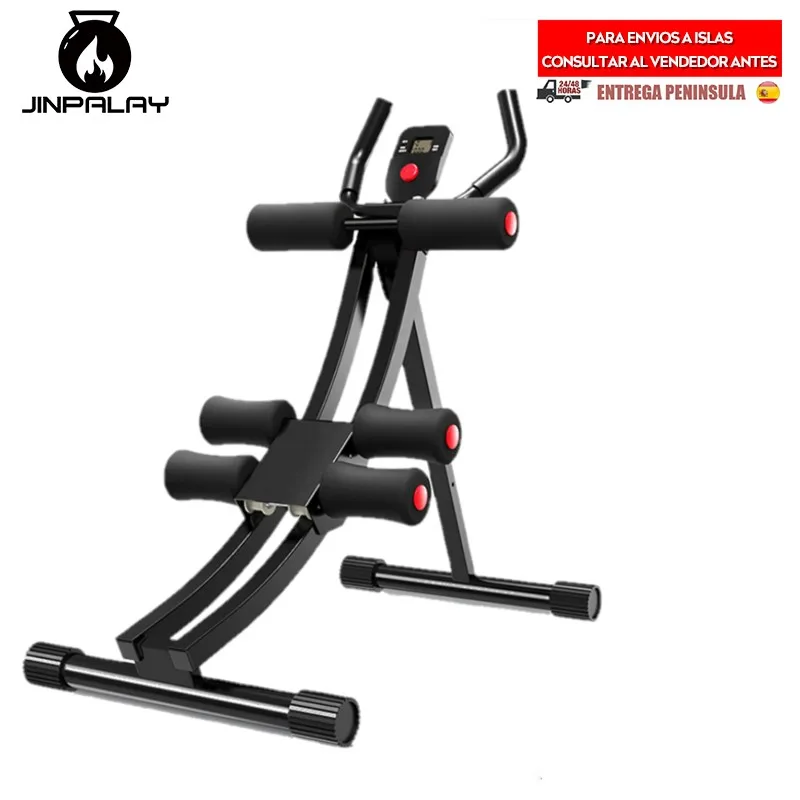 Абдоминальная машина складная с ЖК дисплеем тренажерный зал хрустящее