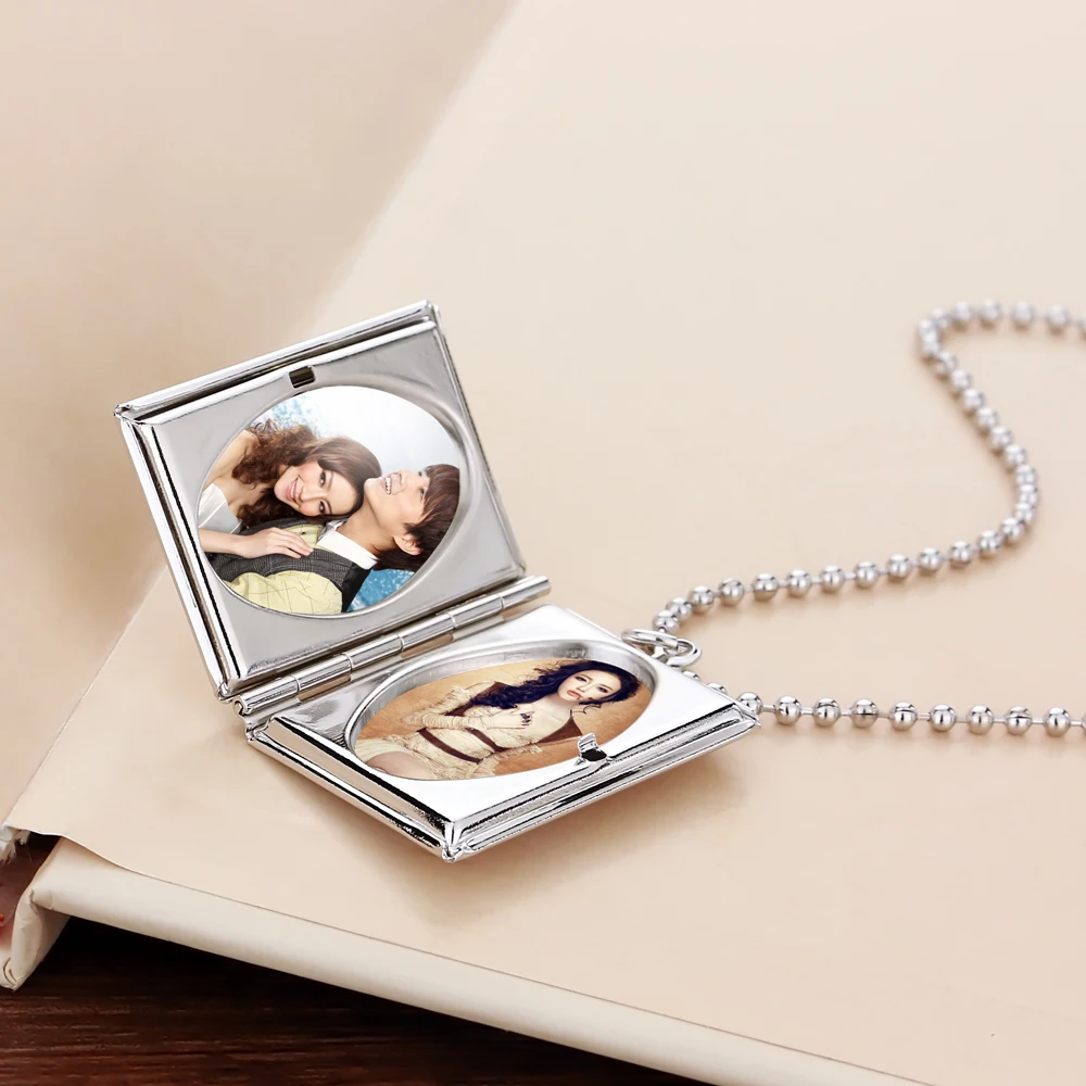 Модное женское ожерелье из стерлингового серебра 925 пробы квадратная