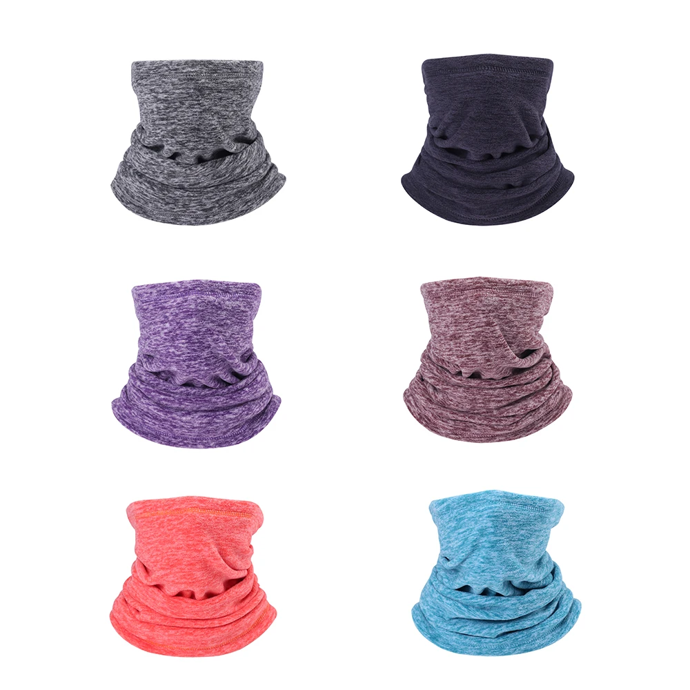 Зимние средства ухода за кожей шеи теплые гетры маска для лица круглые шарфы одна