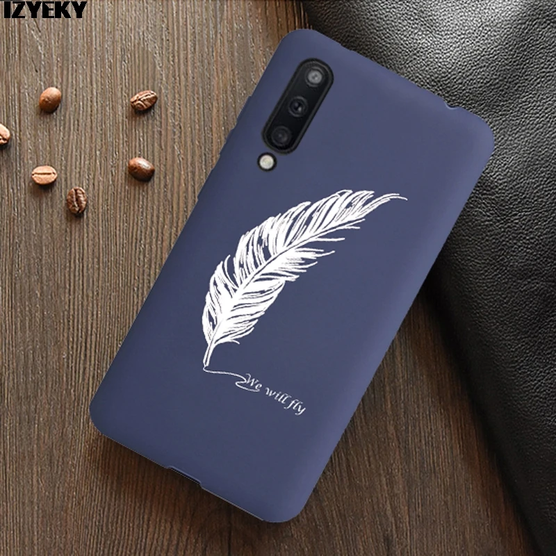 Мягкий чехол с пером динозавра для Samsung galaxy A50 A30 A10 A20 A20e A40 A60 A70 M10 M20 M30 S10 S9 S8 Plus S7 edge