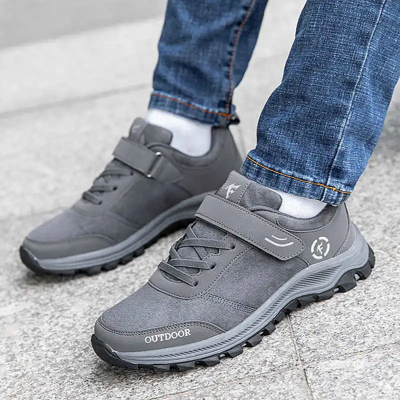 

Сетчатые высокие кроссовки, спортивная обувь, резиновая прочная Мужская обувь для бега, большие размеры, спортивные теннисные туфли для муж...