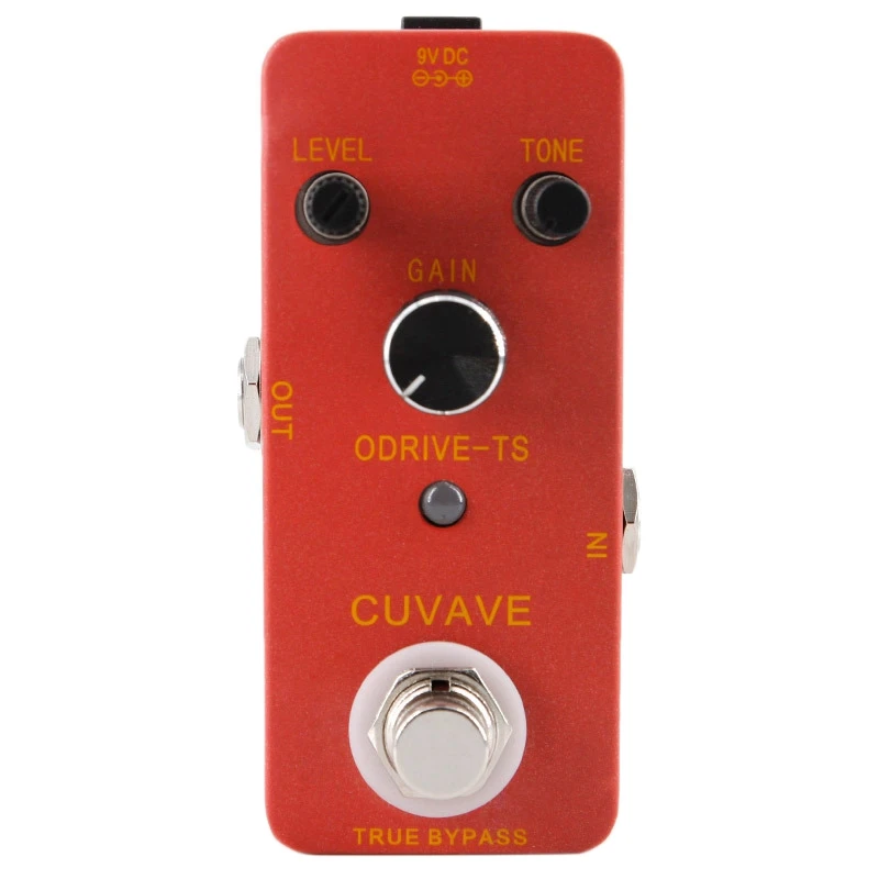 

CUVAVE ODRIVE-TS Analog Overdrive Guitar Effect Pedal Zinc Alloy Shell True Bypass Guitar Pedal for Guitar Accessories