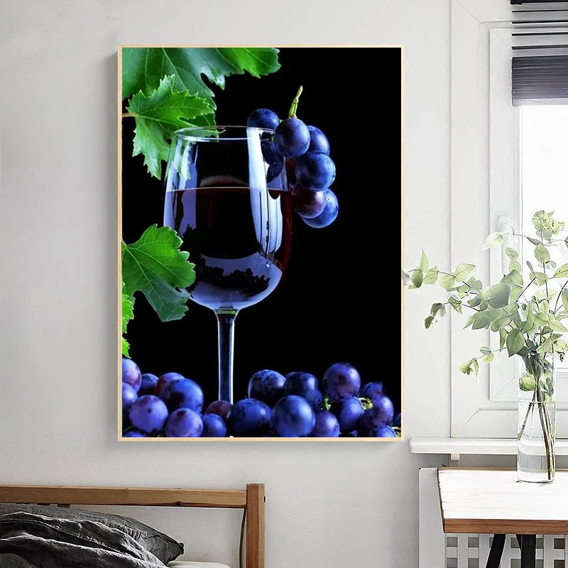 5D алмазная живопись фрукты сделай сам вышивка Кухонное украшение рукоделие