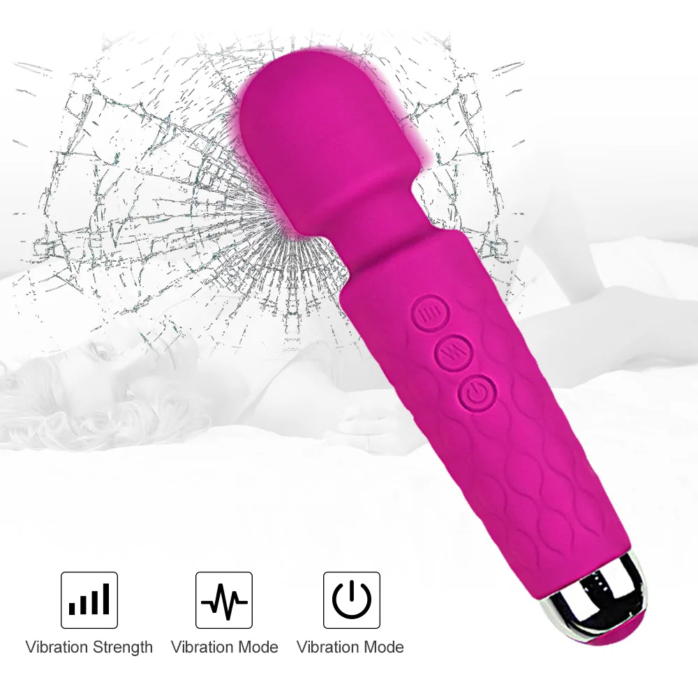 USB зарядка AV вибратор секс игрушки для женщин взрослых G Spot волшебная палочка