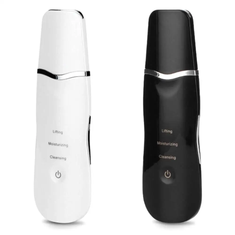 

Rechargeable Ultrasonic Skin Scrubber ABS Multi-function Ion Clean Moisturize Professional Face Cleaning Peeling Device