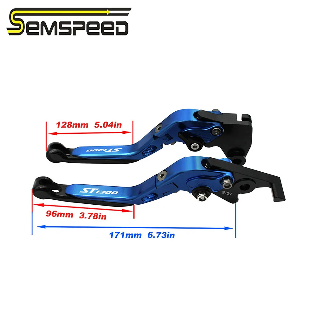 SEMSPEED ST1300 лого мотоцикла CNC Складные Выдвижные рычаги тормозного сцепления ручки