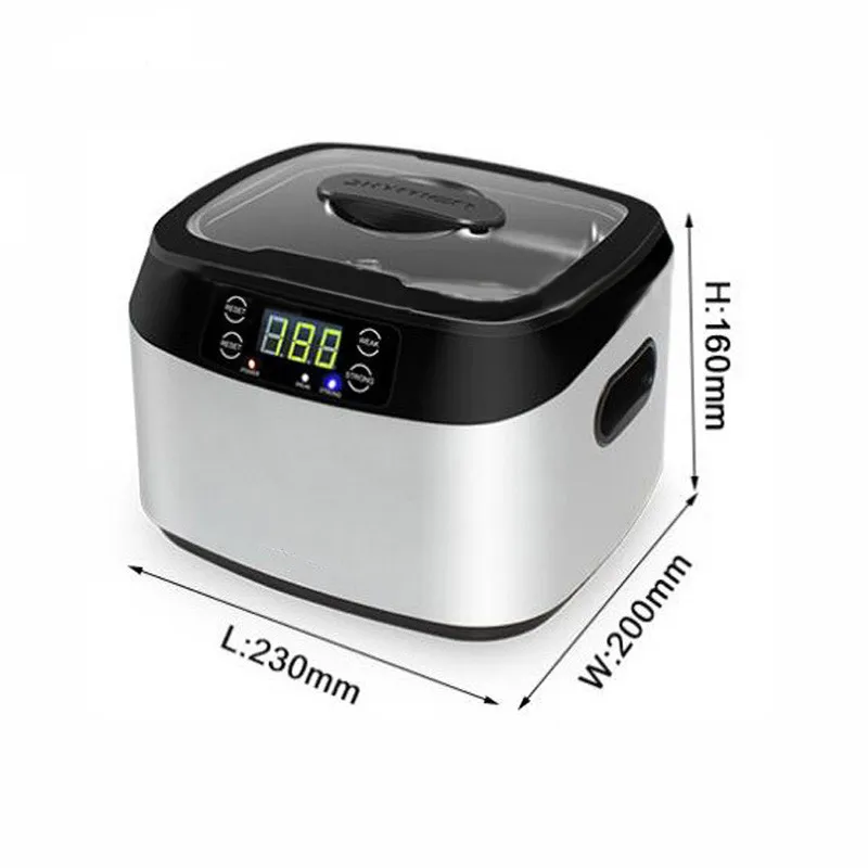 

JP-1200BT Ultrasonic Cleaner Ultrasonic Cleaning Machine Timing Touch Control Professional Ultrasonic Jewelry Cleaner