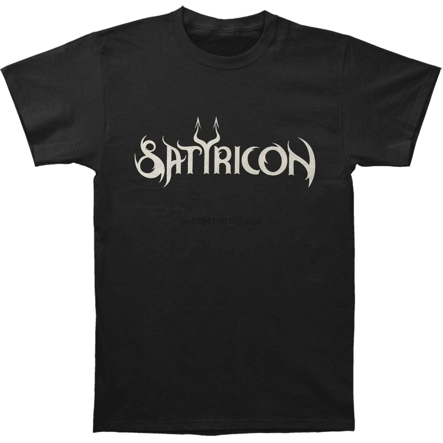 100% Funny T Shirt Men Novelty Tshirt Satyricon Logo Casual Cotton Short Sleeve| |