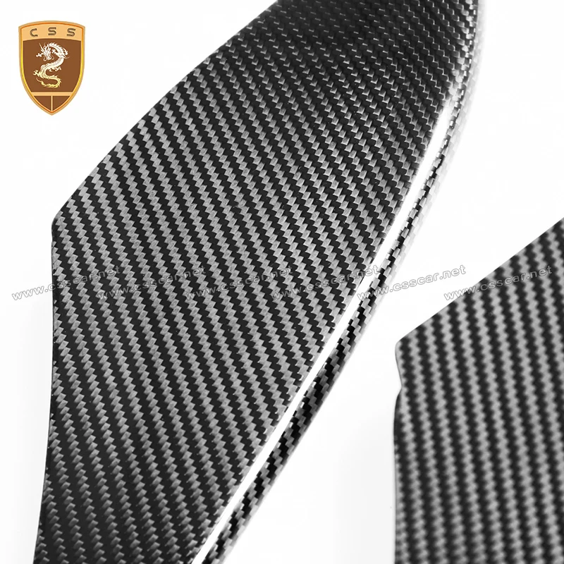 6 шт. передняя противотуманная фара из углеродного волокна накладка на боковую