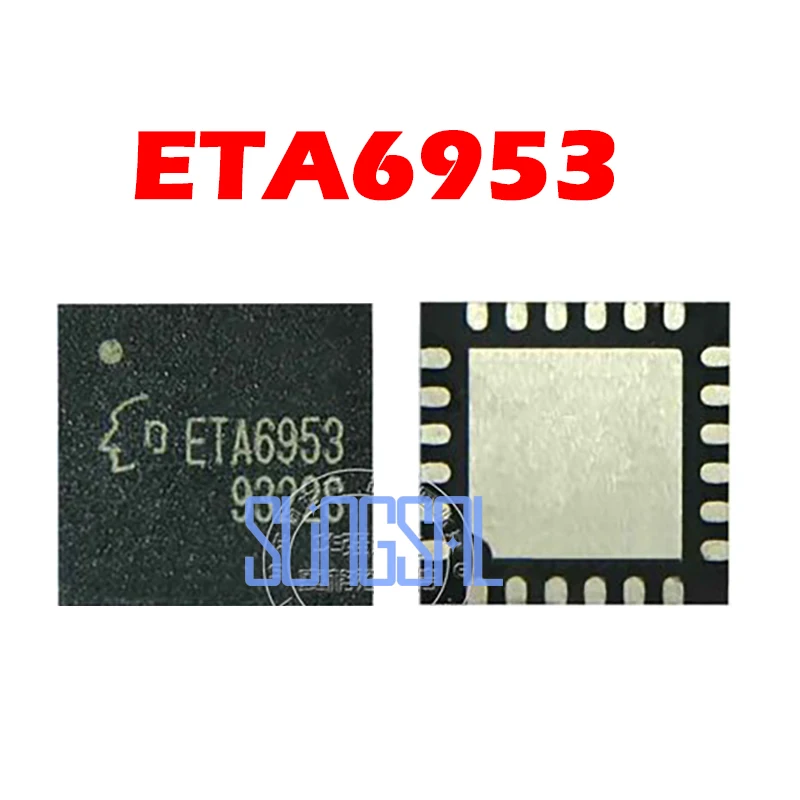 5pcs/Lot ETA6953 For Redmi 9A Charging IC Charger  BGA Mobile Phone Integrated Circuits Replacement 