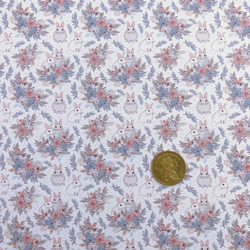 Новый Радужный 30x2 2 см/A4 серый милый кролик искусственная кожа для рукоделия