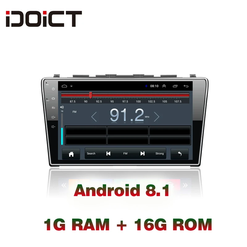 Автомобильный DVD плеер IDOICT Android 8 1 GPS навигация мультимедиа для Honda CRV Radio 2008 2009 2010 2011