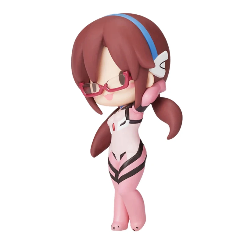 

8 cm Q version Makiba Asuka Eva Evangelion doll battle suit Sega 94874 action anime doll model children's toy boy gift box