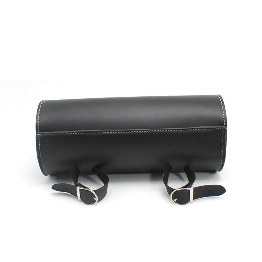 

31x13cm Front Fork Handlebar Tool Bag Saddlebag Waterproof For Harley Touring Softail DYNA Sportster