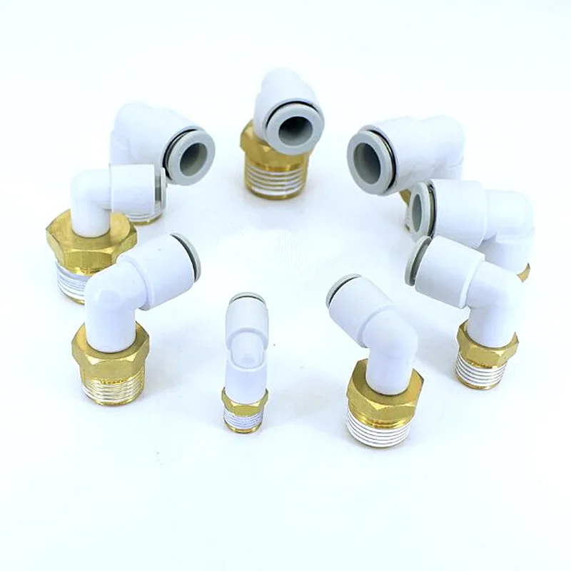 Наружная резьба прямоугольный шарнир KB2L/KQ2L 04-02S коленчатый l-резьба сгибаемый
