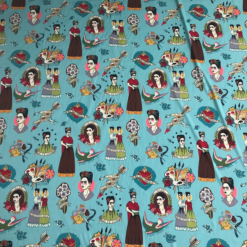 Брендовая 100% полиэфирная печатная стрейчевая атласная ткань мягкая рубашка