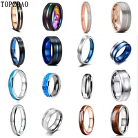 couple rings stainless steel jewelry fashion creative jewelry accessories valentines day gifts