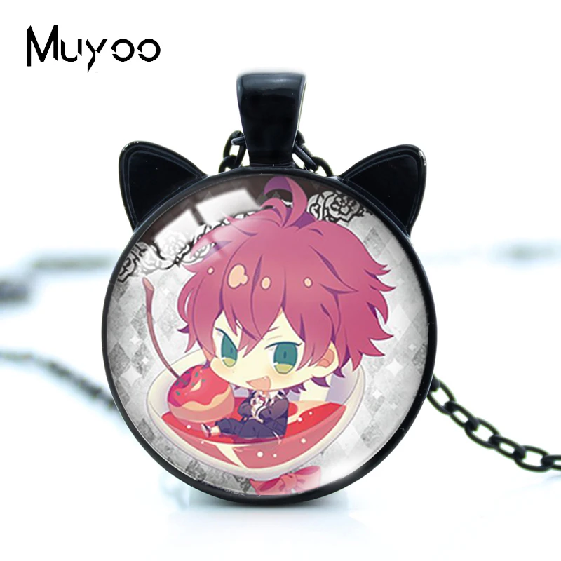 Новинка 2021 ожерелья с подвеской в виде кота для влюбленных из аниме: Kanato Shu Laito Subaru