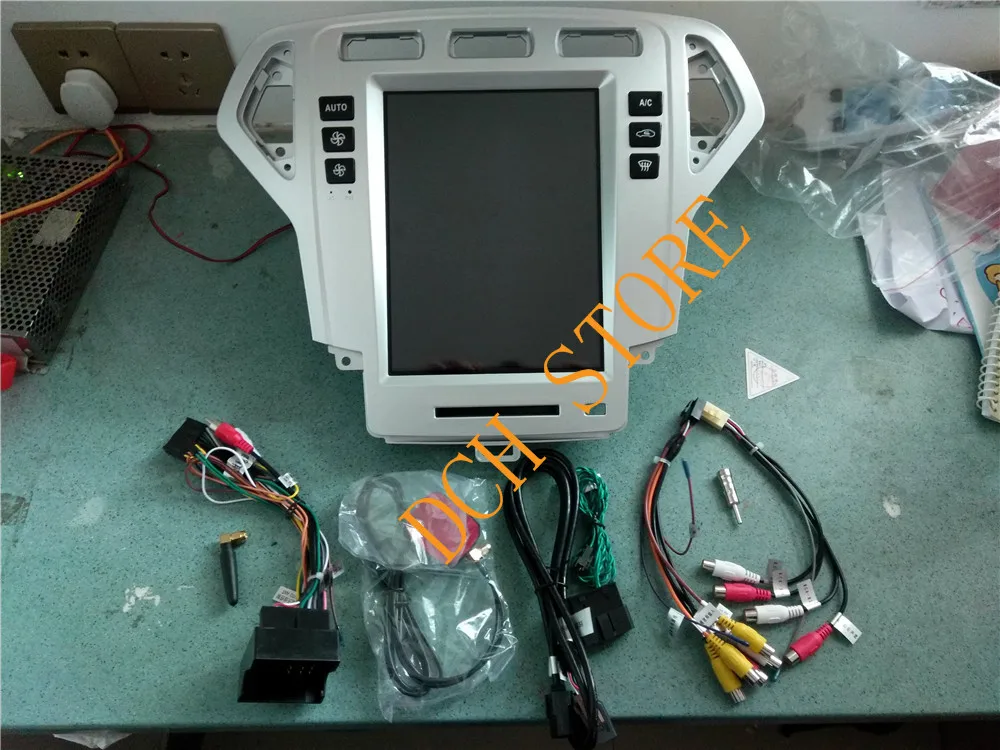 10 4 дюймов вертикальный Tesla стиль Android 9 0 автомобильный DVD GPS радио плеер для Ford Mondeo