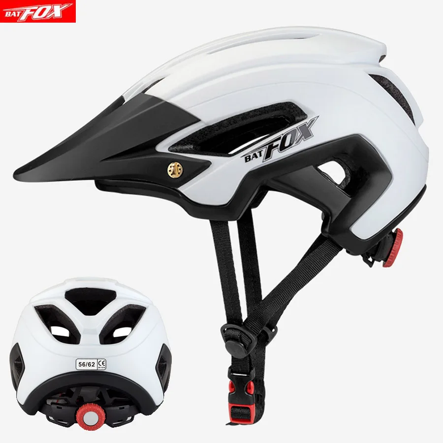 

BATFOX Cycling Helmet For Men Women Off-road Camouflage Helmet In-mold Bicycle Safety Cap CE Sports Mountain Road Bike Helmet