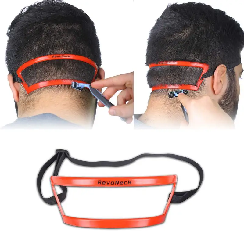 1pc Red/White Neck Shape Back Trim Ruler Hair Line Guide Neckline Haircuts Template DIY Tool | Красота и здоровье