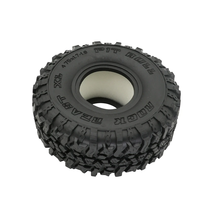 4PCS 120MM 1.9Inch Rubber Tyres Wheel Tires for 1/10 RC Rock Crawler Axial SCX10 90046 AXI03007 Traxxas TRX4 TF2 D90 | Игрушки и хобби