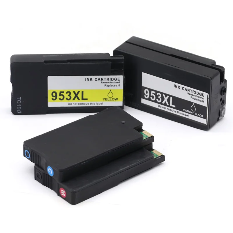 4 цвета совместимые чернильные картриджи для hp 953 для hp 953 XL 953XL для hp Officejet Pro 7740 8210 8710 8718 8719 8728 8730 8740