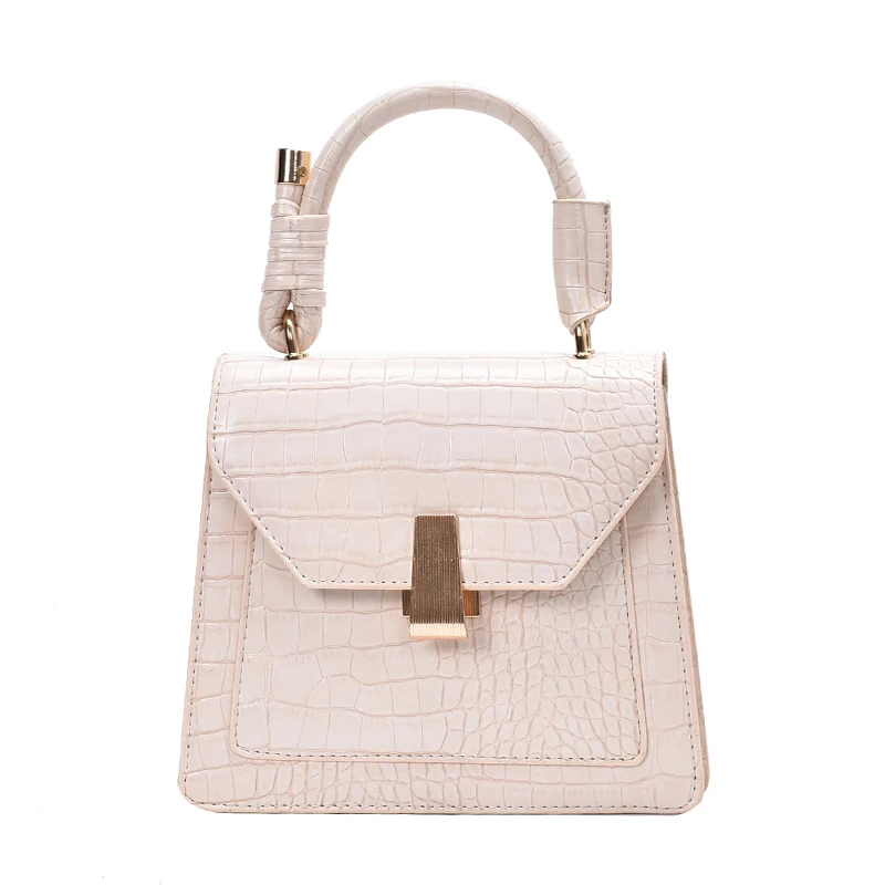 Женская сумка через плечо из ПУ кожи с узором под кожу крокодила | Багаж и сумки