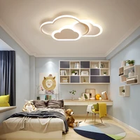 led ceiling lamp for childrens room bedroom study nursery modern dimmable creative child cloud chandelier lighting fixture