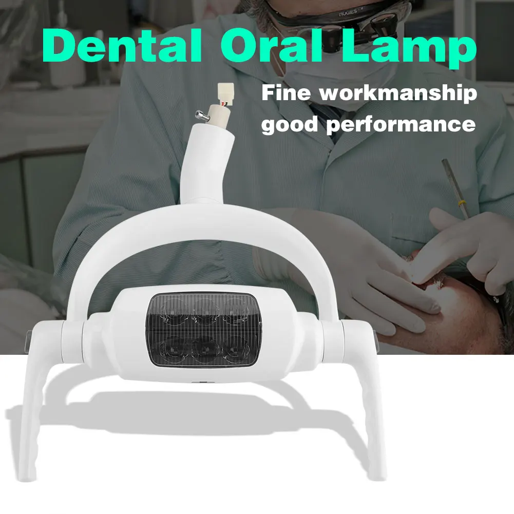 12V 6000K 6 LED Induction Dental Teeth Oral Light for Dentist Unit Chair Platform Shadowless