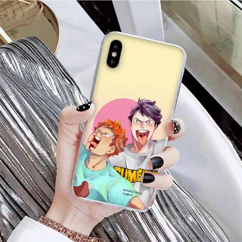 

Haikyuu Hinata Phone Case For iPhone X XS MAX 6 6s 7 7plus 8 8Plus 5 5S se 2020 XR 12 11 pro max case