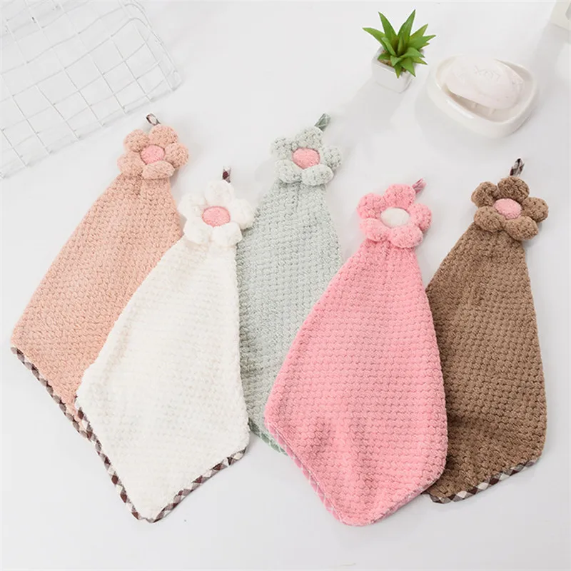 

Hot Sale High quality microfiber Microfiber Kitchen Bathroom Hanging Cute Cartoon Hand Towel