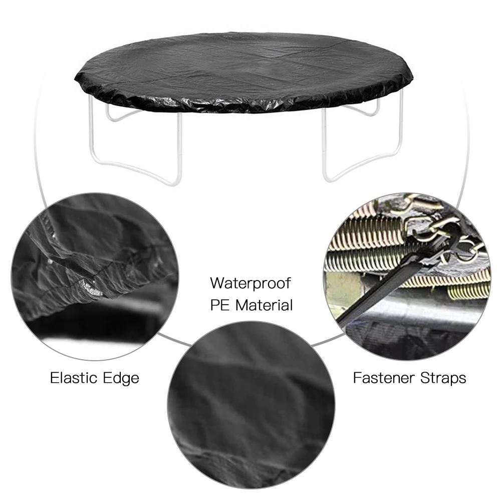Круглый чехол для прыгающей кровати защитный от дождя солнцезащитный козырек 6