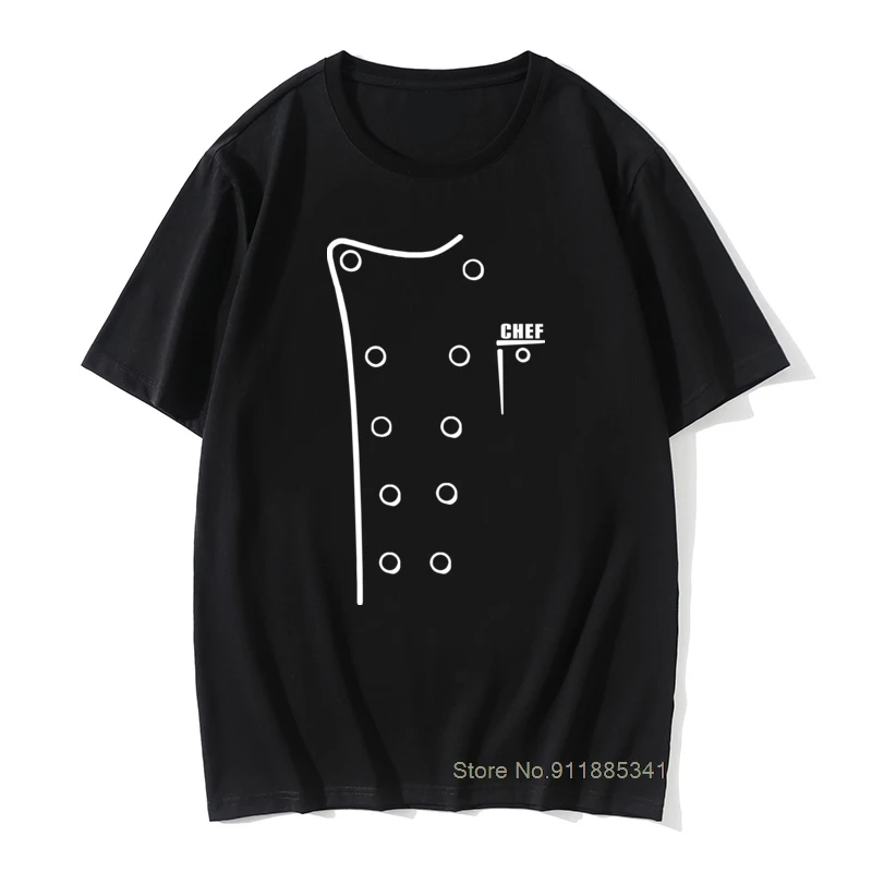 

CHEF WHITES Kitchen Cooking Gift Vintage T Shirt Men New Funny Tshirt Man Tops Tee Oversized 100% Cotton T-Shirt Tees Tops