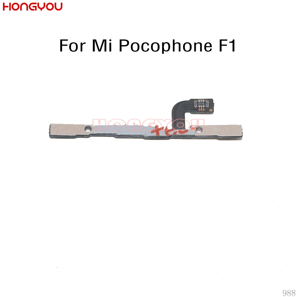 10 шт./лот для Xiaomi Mi F1 Pocophone Кнопка питания вкл/выкл громкость вверх/вниз отключения